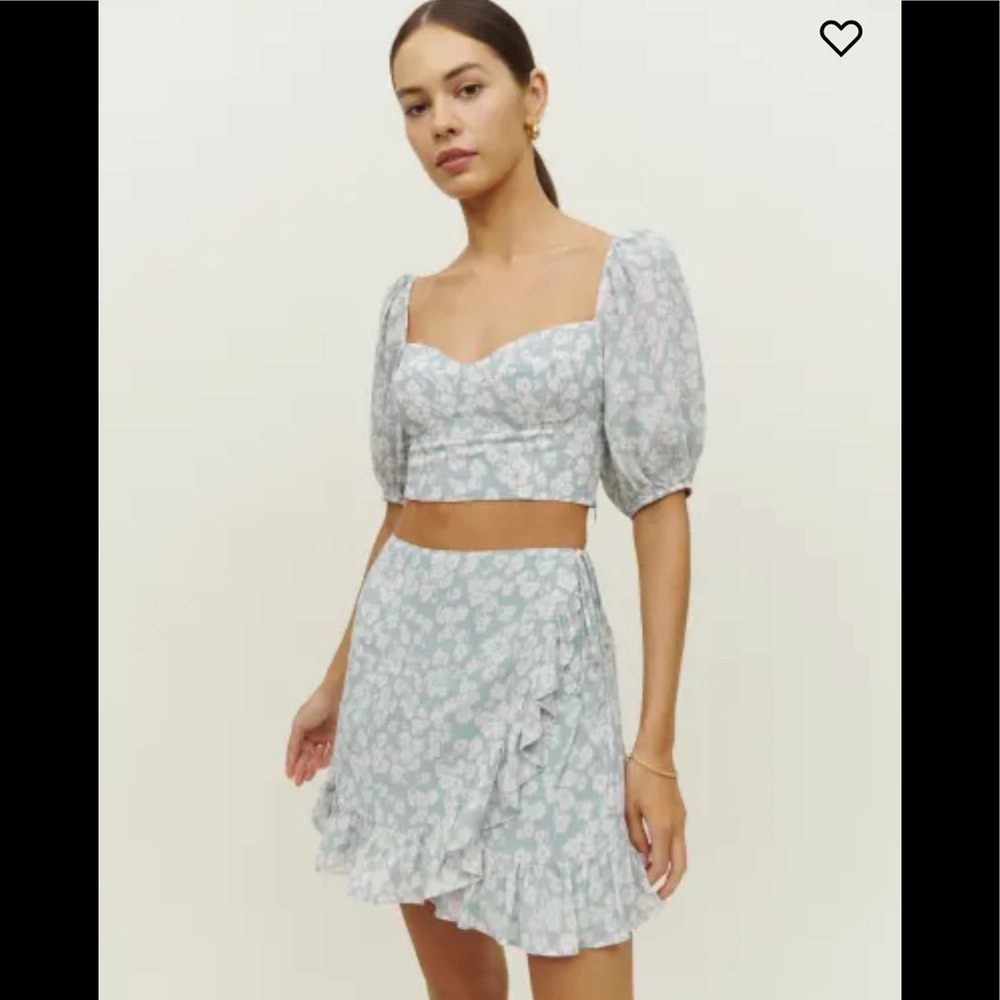Reformation Sinead Two Piece Sofie AUTHENTIC - Picture 5 of 15